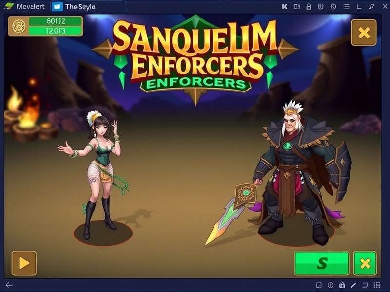 Sanquelim Emerald Enforcers Character Selection